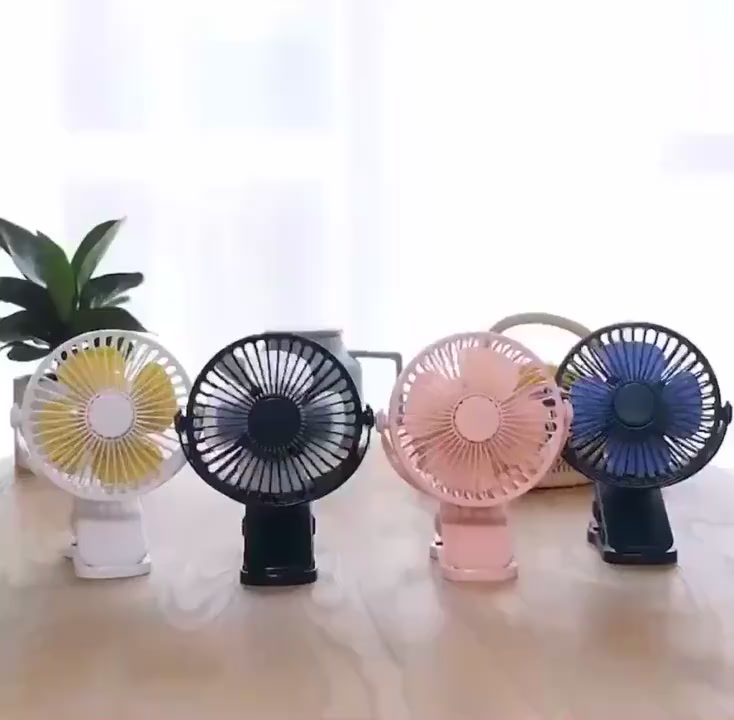 Quạt Mini Tích Điện Để Bàn Cực Mát, Quạt Tích Điện Mini Kẹp Bàn, Quạt Kẹp Xoay 720 độ Chắc Chắn Cho Dân Văn Phòng | BigBuy360 - bigbuy360.vn