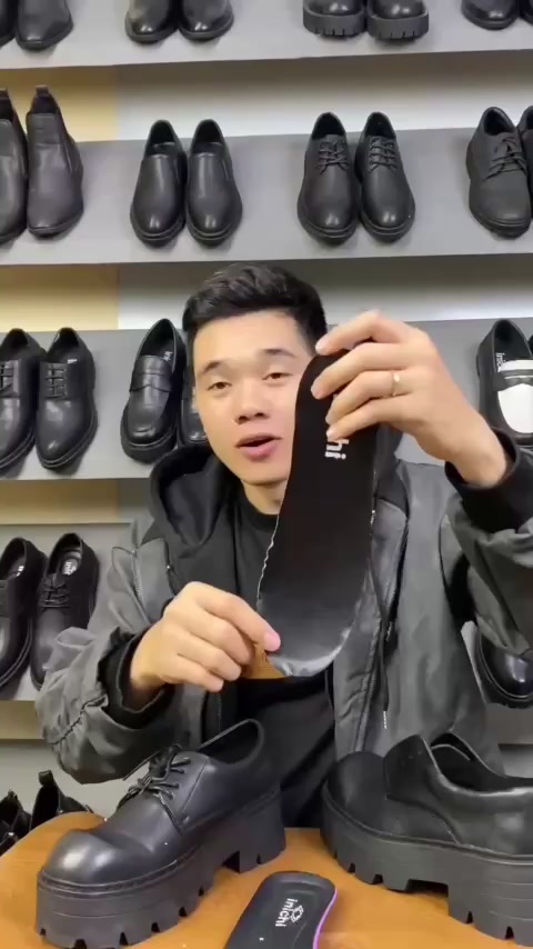 Giày chunky derby đế cao 7cm thời trang INICHI G1318 đế cao phiên bản cao cấp | BigBuy360 - bigbuy360.vn