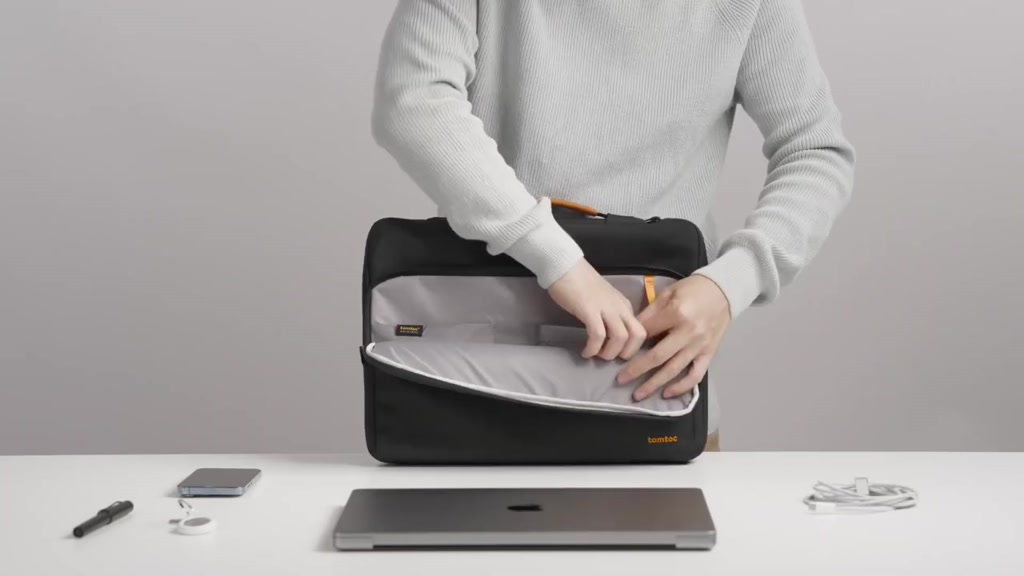 Túi chống sốc cho Macbook/Laptop Tomtoc Briefcase 13/13.6/14/15/16 inch chính hãng, bền bỉ (A14) | BigBuy360 - bigbuy360.vn