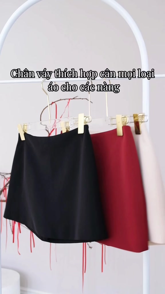 Chân Váy Chữ A Lưng Cao Hack Mông Vải Carolan 2 Lớp Dày Dặn Cao Cấp La Boutique V004 | BigBuy360 - bigbuy360.vn