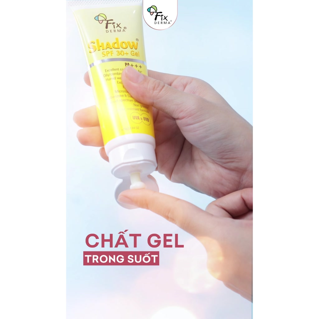( Date T6/2027) Gel Chống Nắng FIXDERMA Shadow SPF 30+ Gel Mỏng Nhẹ, Giúp Dưỡng Ẩm 75g - Hùng Lợi | BigBuy360 - bigbuy360.vn