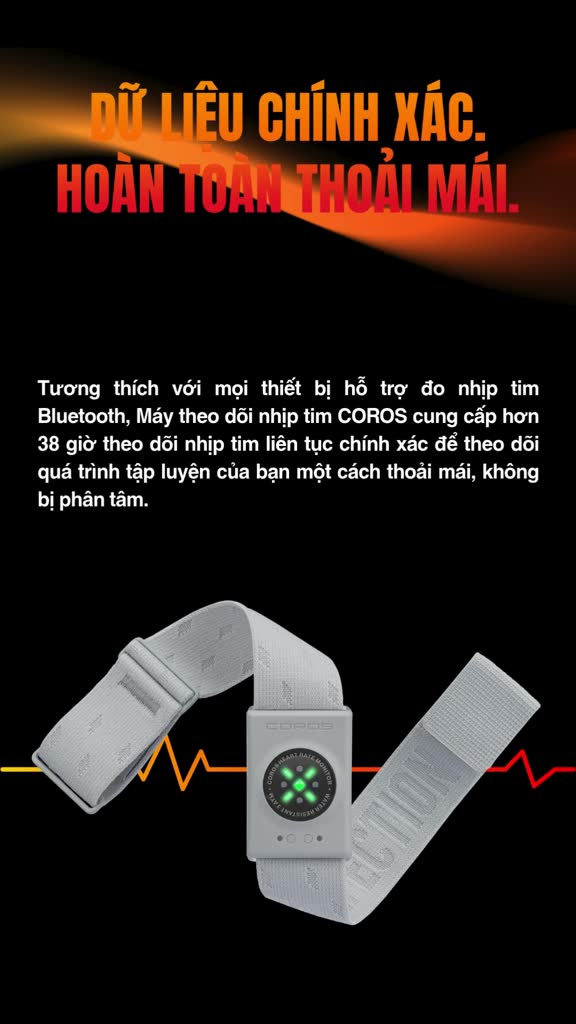 Đai Đo Nhịp Tim Đeo Tay COROS Heart Rate Monitor - Bảo Hành Chính Hãng 24 Tháng | BigBuy360 - bigbuy360.vn
