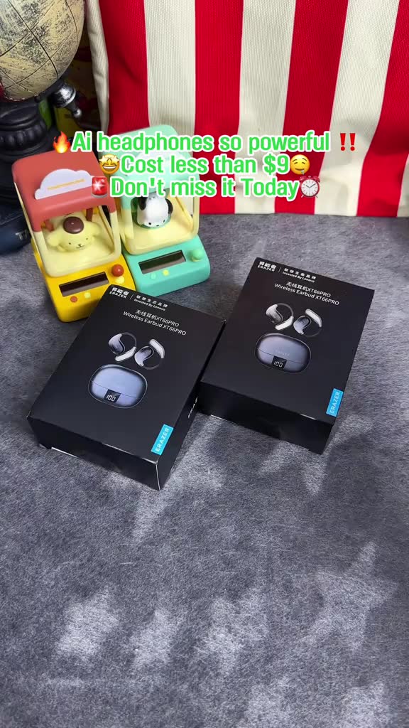 Lenovo ERAZER XT66 PRO Al Tai nghe không dây dịch thời gian thực thông minh Bluetooth 5.4 SLEEP ASMR có màn hình cảm ứng LED Tai nghe kinh doanh có Mic chống nước IPX5 | BigBuy360 - bigbuy360.vn