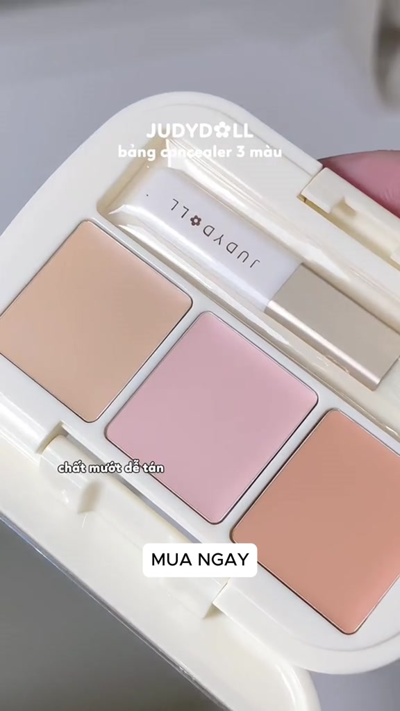 Bảng che khuyết điểm 3 màu JUDYDOLL Moisturizing 3-Color Concealer Palette Mềm mịn Chống nước 2.7g | BigBuy360 - bigbuy360.vn