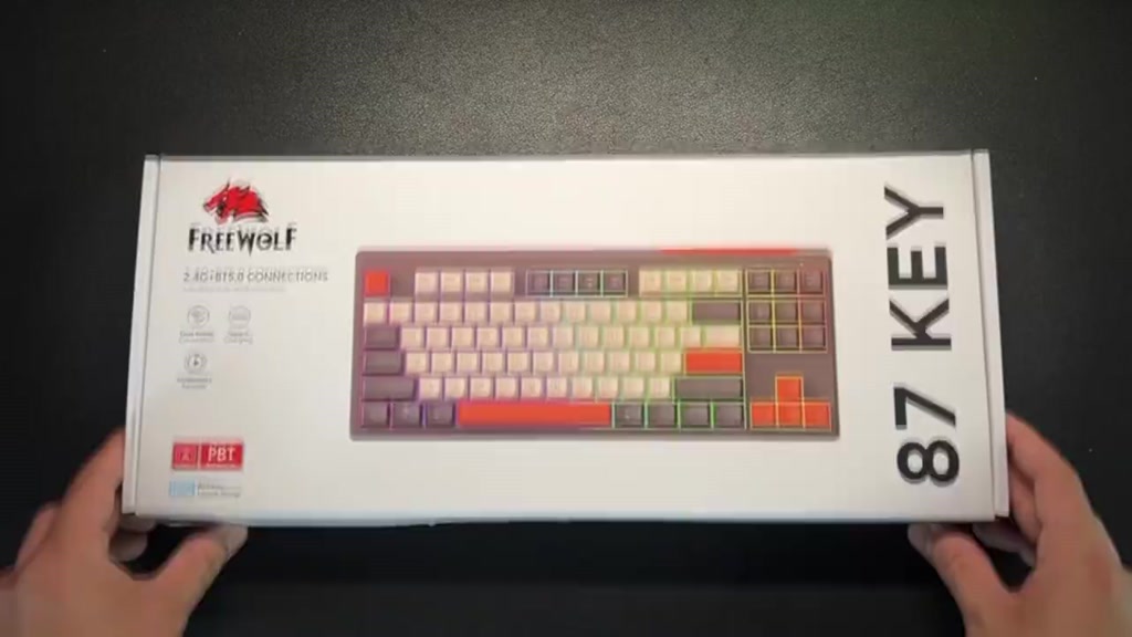 Bàn Phím Không Dây Gaming FREEWOLF M87 - Bàn Phím Chơi Game 87 Phím Ấn Tượng Với Kết Nối Kép | BigBuy360 - bigbuy360.vn