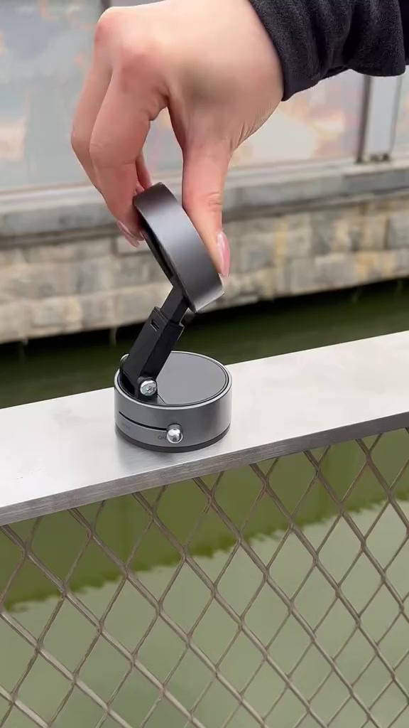 Giá đỡ điện thoại từ tính gấp gọn, xoay 360 độ - Chân đế hút chân không | BigBuy360 - bigbuy360.vn