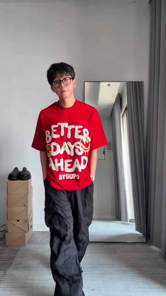 Áo Thun Oversize Nam Nữ 280GSM In Phồng Form Rộng Local Brand GUPO - TS036 | BigBuy360 - bigbuy360.vn