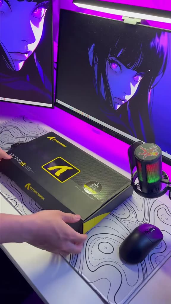 Bàn Phím Cơ Không Dây Rapid Trigger Ziyou Attack Shark X82 Pro HE LED RGB, Pin 5000mAh, 8KHz, 3 Mode | BigBuy360 - bigbuy360.vn