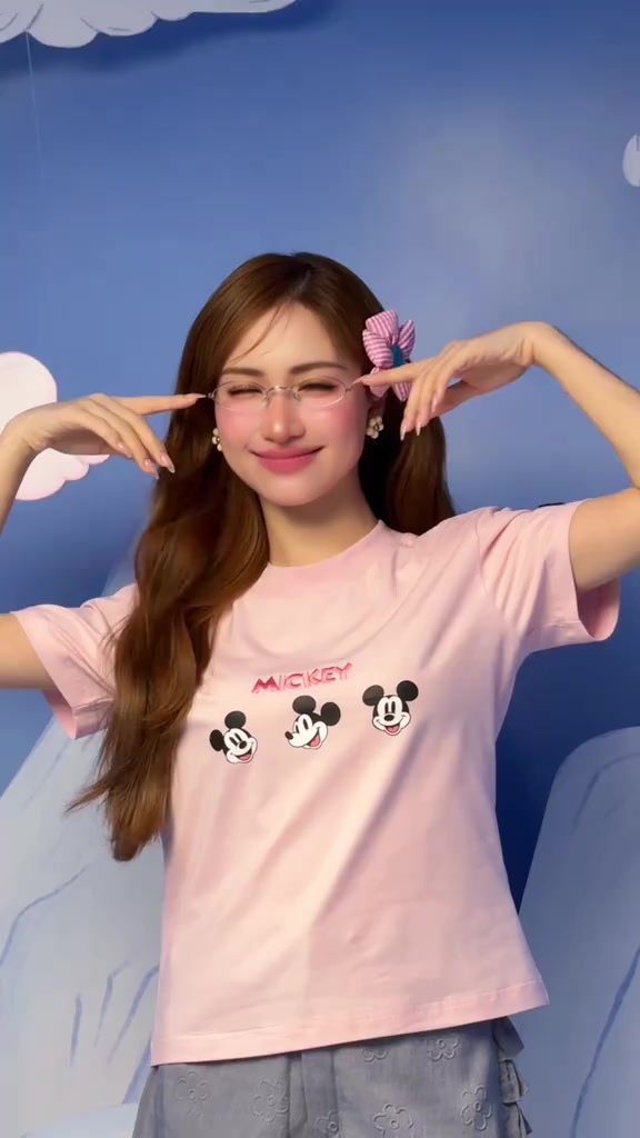 (LINK SALE) Áo Phông Baby Tee ECOCHIC x HÒA MINZY PEPPY MICKEY Chính Hãng Bản Quyền Disney MICKEY COLLECTION BB001 | BigBuy360 - bigbuy360.vn