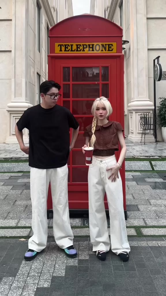 Quần Jeans Dài Trơn COTTTON NQ30 Ống Rộng Cạp Cao Tôn Dáng Nam Nữ Unisex (KHÔNG XÙ LÔNG) | BigBuy360 - bigbuy360.vn