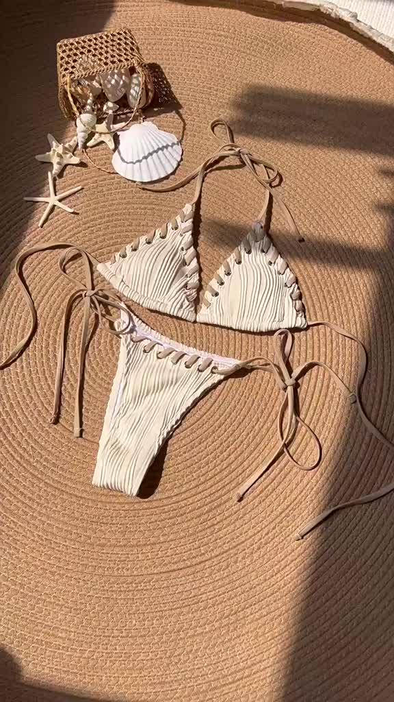 👙 Set Bikini Đi Biển Phong Cách Hàn Quốc - Hàng Quảng Châu Siêu Đẹp 👙 | BigBuy360 - bigbuy360.vn