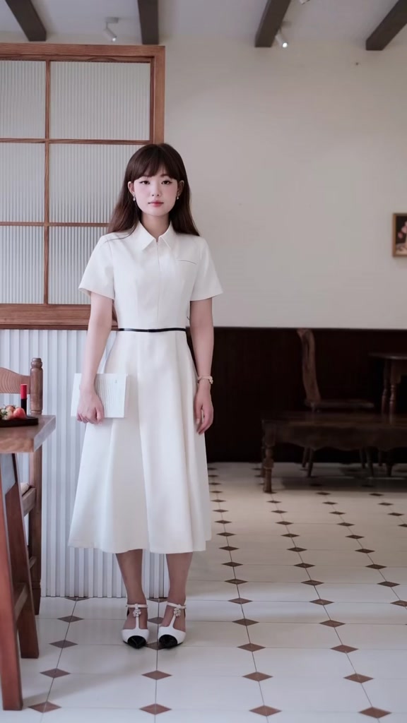 Váy dáng xòe cổ đức đai nơ eo, chất liệu cao cấp thời trang thiết kế Calie vx237 | BigBuy360 - bigbuy360.vn