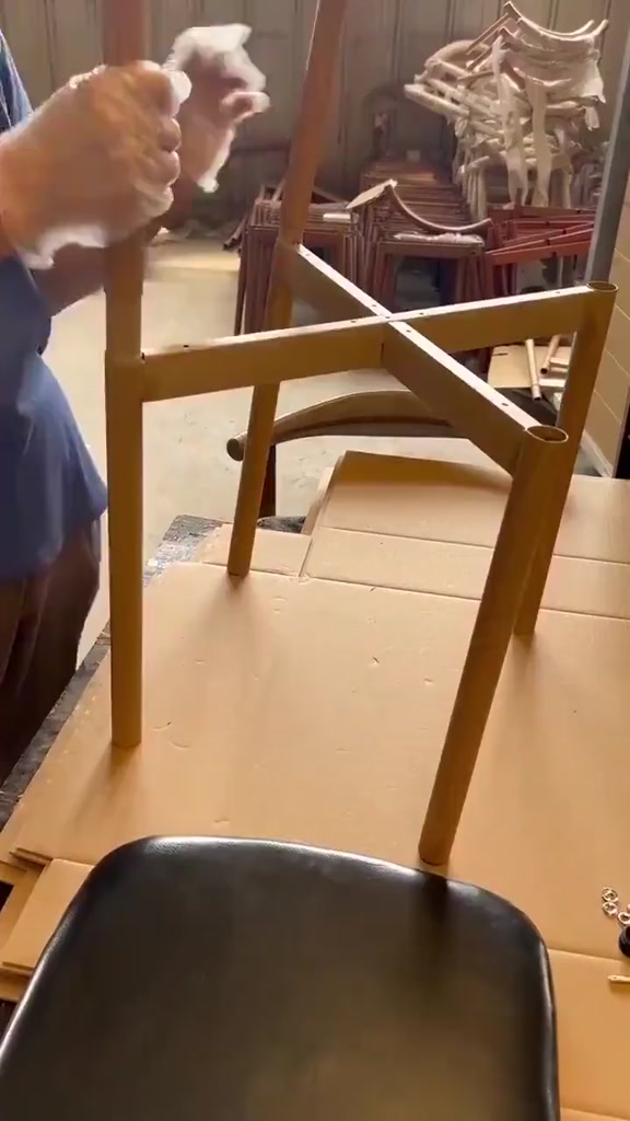 BMZAR Ghế ăn cao cấp, ghế sắt giả gỗ nguyên khối nhà hàng thích hợp sử dụng tại nhà và trang trí | BigBuy360 - bigbuy360.vn