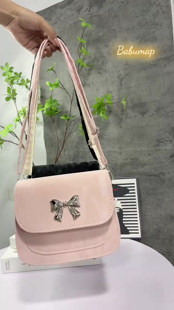 Túi Xách Nữ Dáng Bầu Da Nhung Vân Loang Mác Nơ Basic _TDC292 | BigBuy360 - bigbuy360.vn