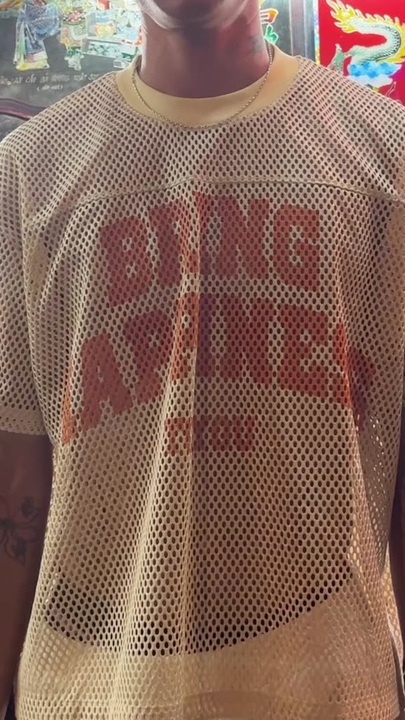 Áo Thun Lưới Jersey Xuyên Thấu 2 Màu - Brand TSUN Chính Hãng - Big Mesh Jersey - Unisex | BigBuy360 - bigbuy360.vn