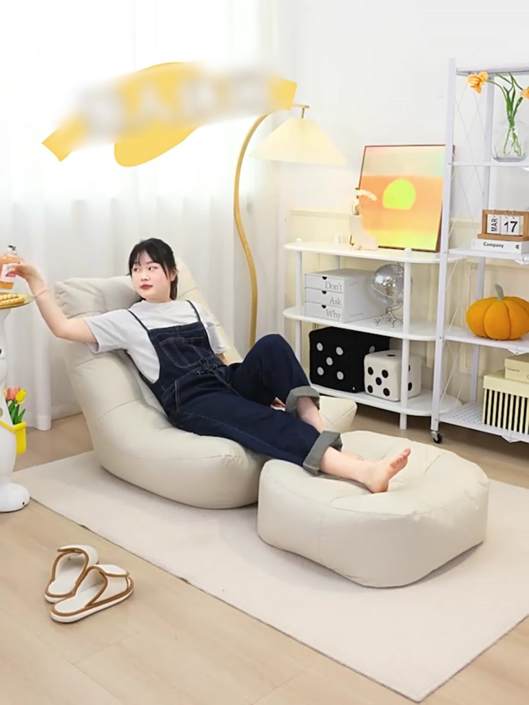 (Giao hàng trong ngày)Ghế lưng đơn Người Lười Sofa Ghế da giả có thể ngủ tatami , Phù Hợp Cho Phòng Khách Ban Công Phòng | BigBuy360 - bigbuy360.vn