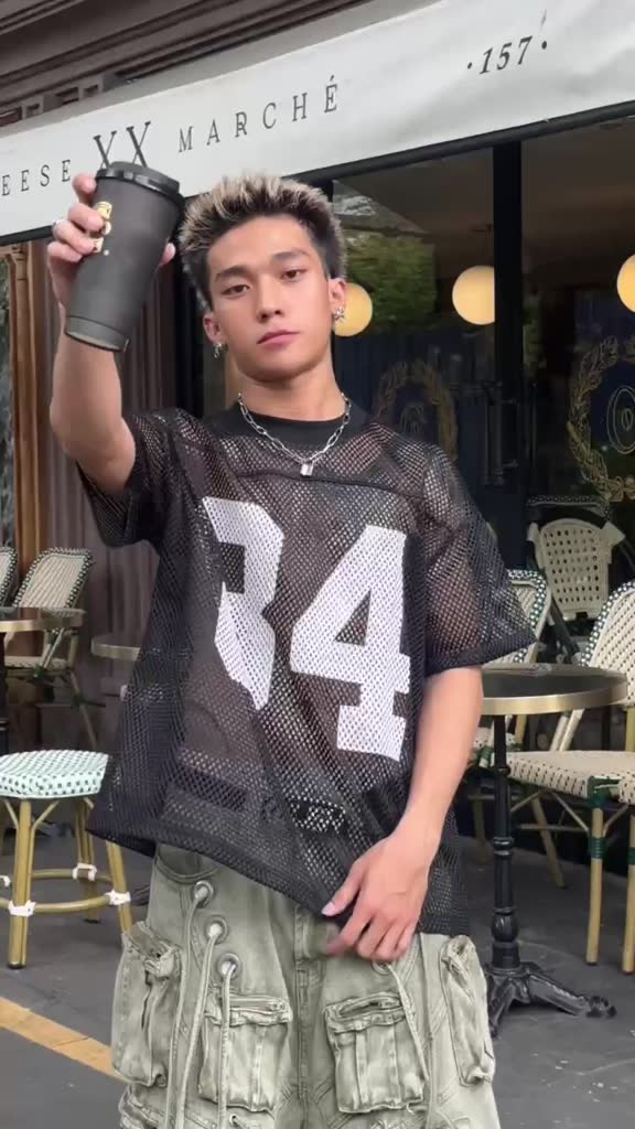 Áo Thun Lưới Nam Nữ The Bad God 84 Rising Form Boxy Áo Phông Unisex Local Brand | BigBuy360 - bigbuy360.vn