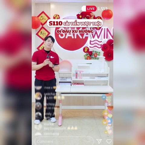 (BẢN ĐẶC BIỆT) Bộ bàn học sinh cao cấp Sakawin S110 Bàn học thông minh chống gù chống cận cho bé. | BigBuy360 - bigbuy360.vn