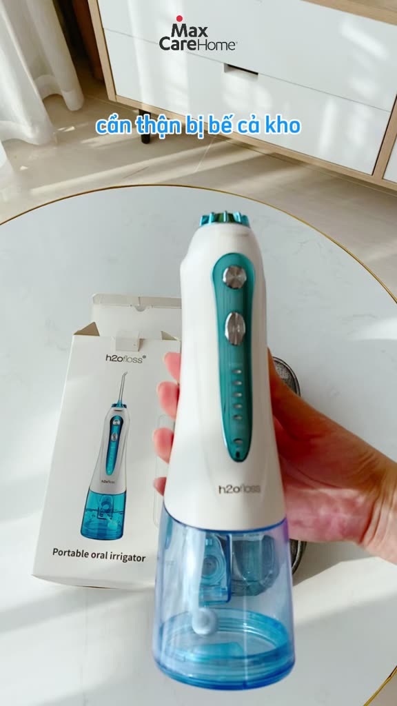 Máy Tăm Nước H2OFloss HF6P HF9P [Mẫu Mới] Cải tiến công nghệ tia nước sạch X4 Lần - Bảo Hành 12 tháng, Kèm túi đựng máy | BigBuy360 - bigbuy360.vn