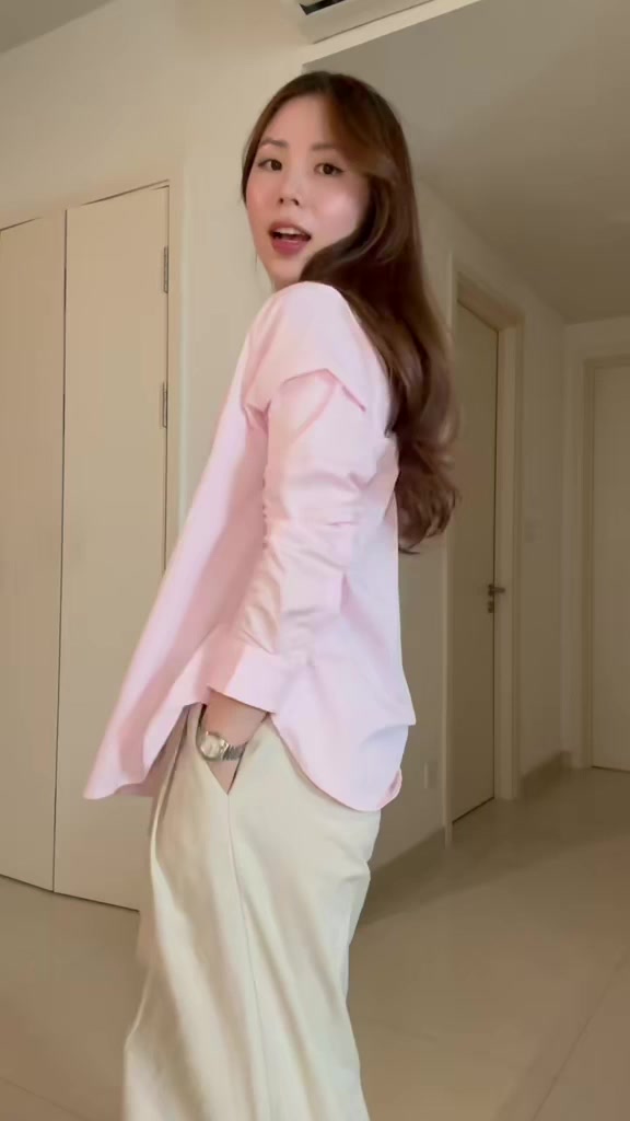 TheBlueTshirt - Áo sơ mi dài tay phom rộng nhiều màu cho nữ - The New Pocket Oversize Shirt - Women | BigBuy360 - bigbuy360.vn