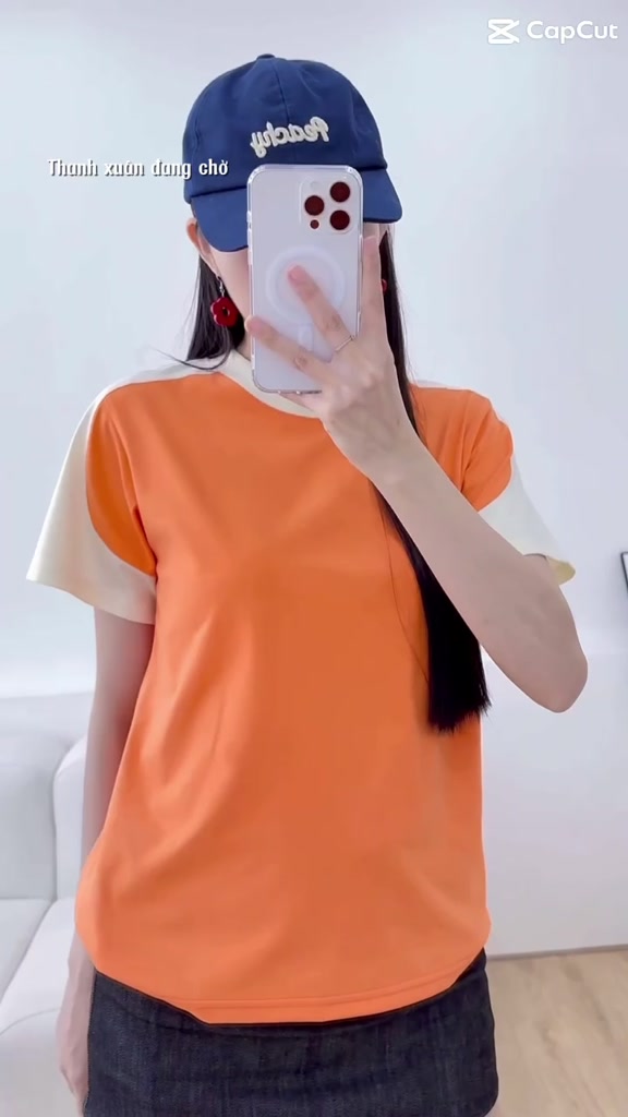 Áo Thun Babytee Tay Phối Màu Rực Rỡ Sắc Hè Genz Basic BBT26 | BigBuy360 - bigbuy360.vn