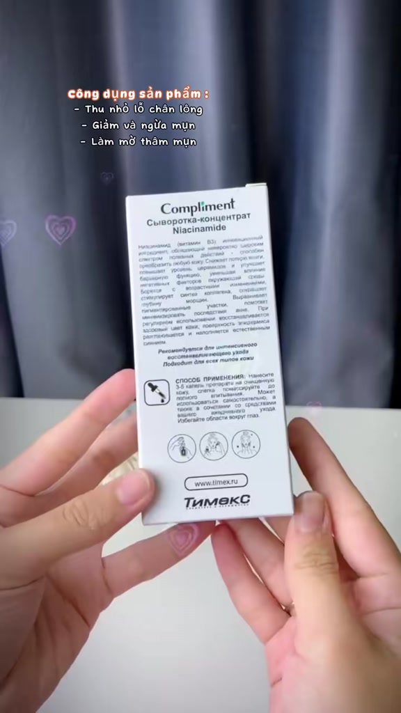 Serum Dưỡng Da Compliment Niacinamide 10% 27ml Kiềm Dầu, Giảm Thâm Mụn Sáng Da | BigBuy360 - bigbuy360.vn