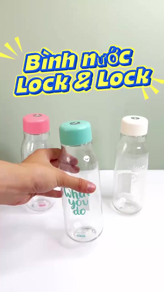 Bình nước nhựa LocknLock Có Nắp Đậy 500ML Nhiều Màu Khác Nhau Chính Hãng HAP654 - T2C | BigBuy360 - bigbuy360.vn