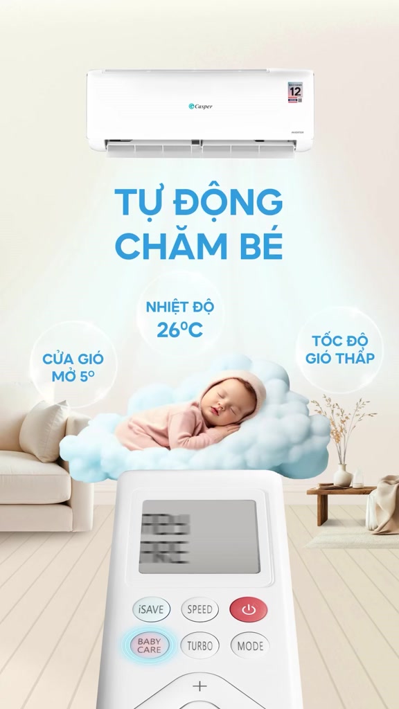 [TẶNG BÌNH GIỮ NHIỆT] Máy lạnh Casper Inverter ProAir 1 chiều 1HP JC-09IU36/EC-09IU36 - Bảo hành 3 năm - Chính hãng | BigBuy360 - bigbuy360.vn