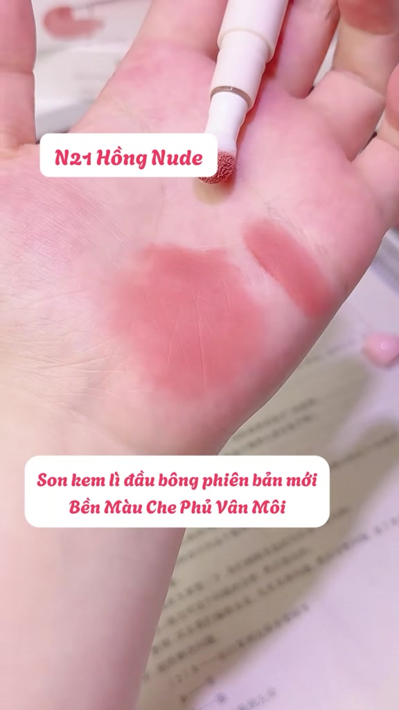 [MỚI] Son Đầu Bông JUDYDOLL Matte Lip Cream Son kem Mịn lì Mờ vân môi Chuẩn màu Lâu trôi 2,6ml | BigBuy360 - bigbuy360.vn