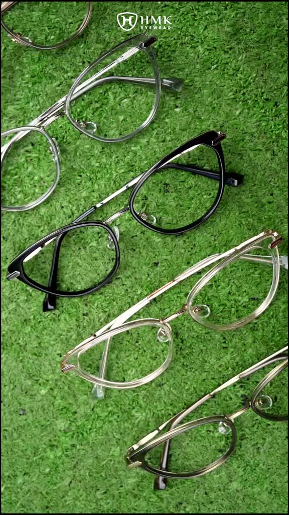Kính Mắt Mèo Trendy HMK Eyewear Kim Loại Form To Thời Trang - MM11916 x MM11805 x ECMM5058 | BigBuy360 - bigbuy360.vn