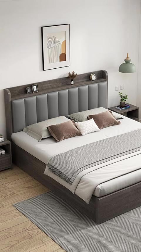 ALVIN Giường Đôi Gỗ Tự Nhiên Cao Cấp Ngăn Chứa Tiện Lợi, Chắc Chắn Và Sang Trọngv Bền ĐẹpĐầu Giường | BigBuy360 - bigbuy360.vn