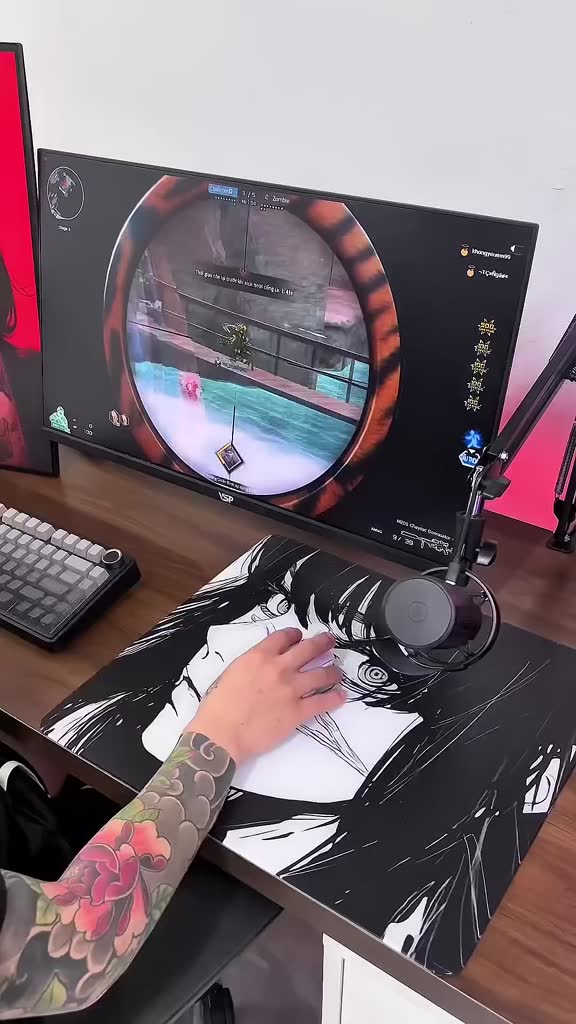 Chuột Không Dây Chuyên Game Ziyou Attack Shark X8SE Cảm Biến PAW3311, 1000Hz, Switch Omron, Pin Sạc | BigBuy360 - bigbuy360.vn