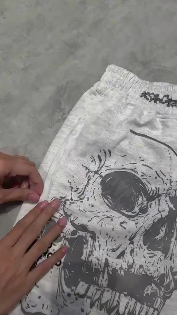 (TẶNG HỘP+1 PHẦN QUÀ)QUẦN SHORT NỈ 2 DA CAO CẤP UNISEX FORM ÂU TRÊN GỐI RAGE OF THE SEA (ROTS STUDIO)-"SKULL SHORT" | BigBuy360 - bigbuy360.vn