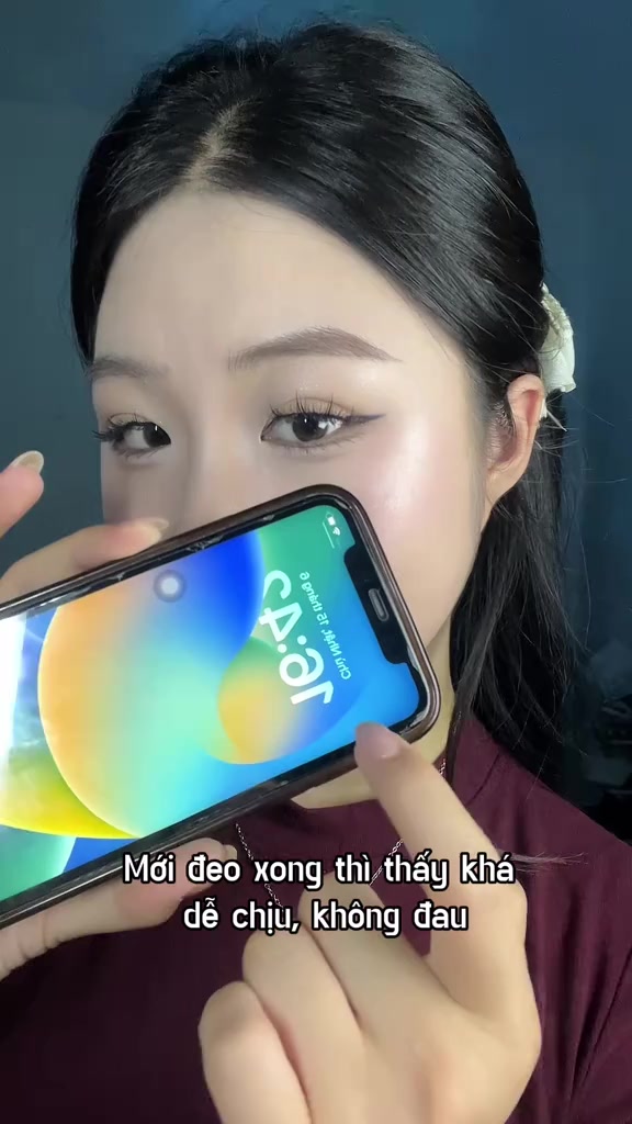 Lens 1 ngày có màu DABAE kính áp tròng nâu tự nhiên / xám tráng gương DIA 14mm độ 0-8 DALAT-HOIAN | BigBuy360 - bigbuy360.vn