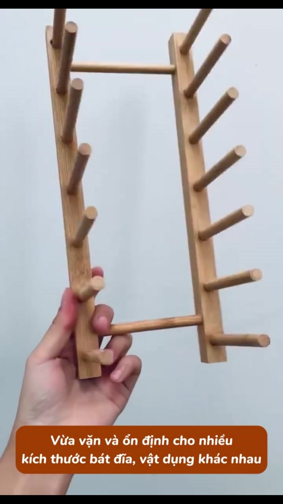 SUNNY BIERE Giá Úp Bát Đĩa Gỗ Tre Kệ Đựng Ly Cốc Đa Năng Giá Trưng Bày Trang Trí Bếp Có Thể Tháo Rời | BigBuy360 - bigbuy360.vn