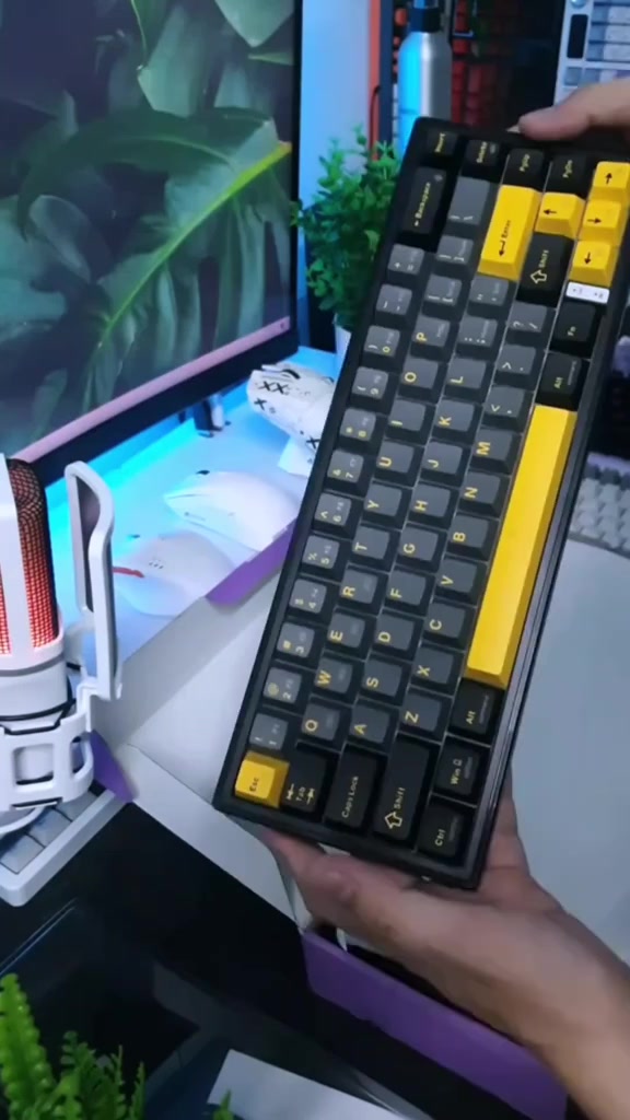 Bàn phím cơ không dây MONKA 3067 Pro V2 - Có Hotswap - Mạch xuôi - App tùy chỉnh, LED RGB | BigBuy360 - bigbuy360.vn