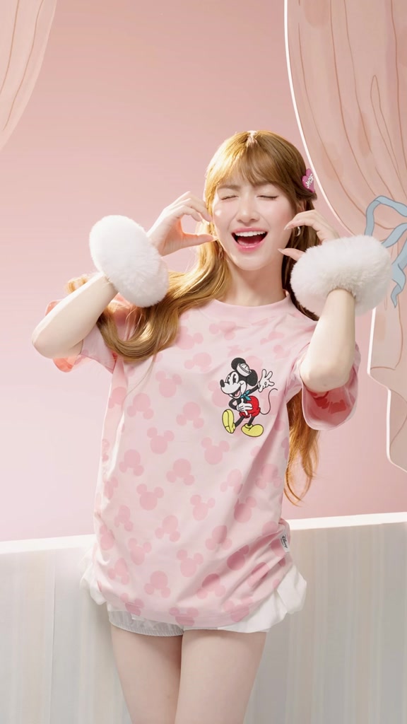 Áo Thun Oversize ECOCHIC TS013 ICONIC MICKEY Chính Hãng Bản Quyền Disney MICKEY COLLECTION | BigBuy360 - bigbuy360.vn