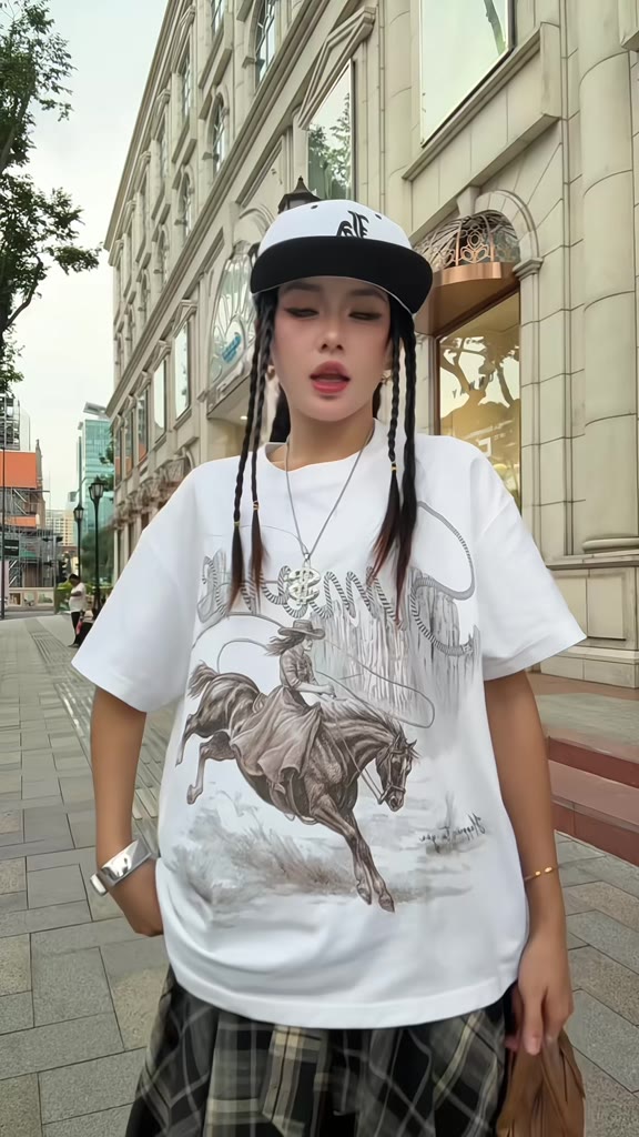 Áo Thun Form Big Boxy '' SIMON'C HORSE '' Cotton 100% Local Brand Unisex Cổ Tròn | BigBuy360 - bigbuy360.vn