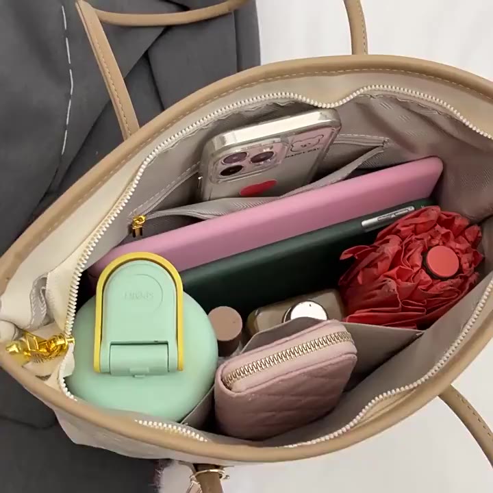 [Tặng Charm] Túi Xách Nữ Tote Cunbag Nổi Hoa Văn Phong Cách Hàn Quốc CUN848 | BigBuy360 - bigbuy360.vn