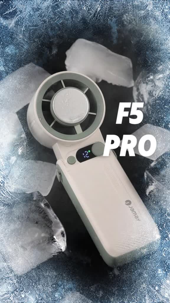 Jamay F5pro Quạt mini có thể sạc gió mạnh 199 tốc độ turbo phản lực hệ thống làm mát gập 135° | BigBuy360 - bigbuy360.vn