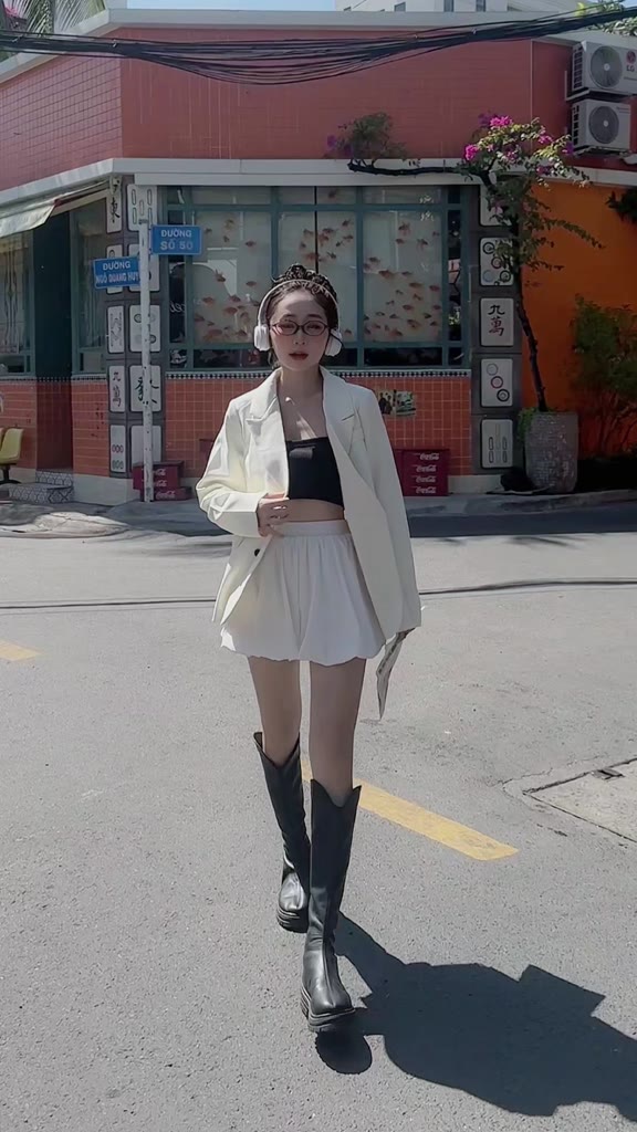 Áo vest nữ blazer Mely Fashion kaki hàn cao cấp form rộng dài tay thiết kế sang trọng Hàn Quốc hai lớp đệm vai ASM44-02 | BigBuy360 - bigbuy360.vn