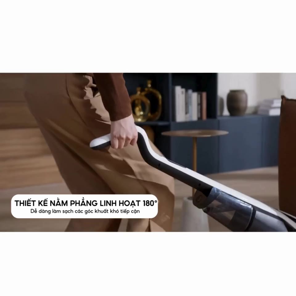 Máy hút bụi lau sàn Deerma VX100 lực hút mạnh 18000pa tự động làm sạch con lăn hai chiều thông minh  - Bảo hành 12 tháng | BigBuy360 - bigbuy360.vn