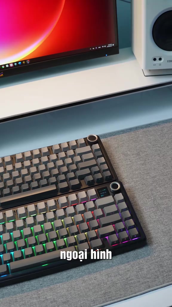 Bàn phím cơ không dây AULA F75 MAX - Màn hình TFT - 3 mode kết nối - 5 Lớp đệm - Led RGB - Full Foam | BigBuy360 - bigbuy360.vn