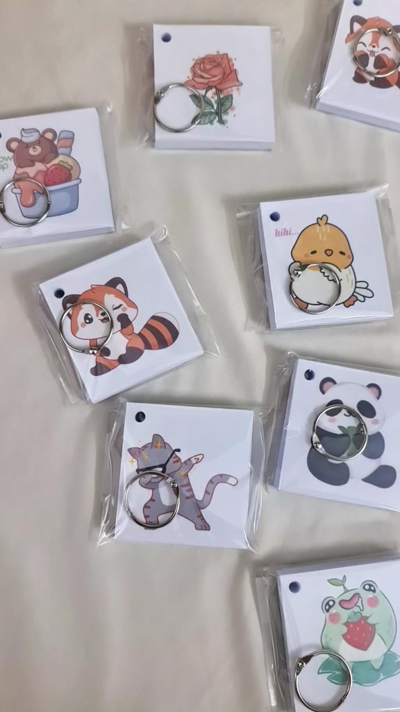 Flashcard học từ vựng vuông 7x7cm giấy đẹp, thiết kế thông minh, tiện học tiếng anh nhật hàn | BigBuy360 - bigbuy360.vn