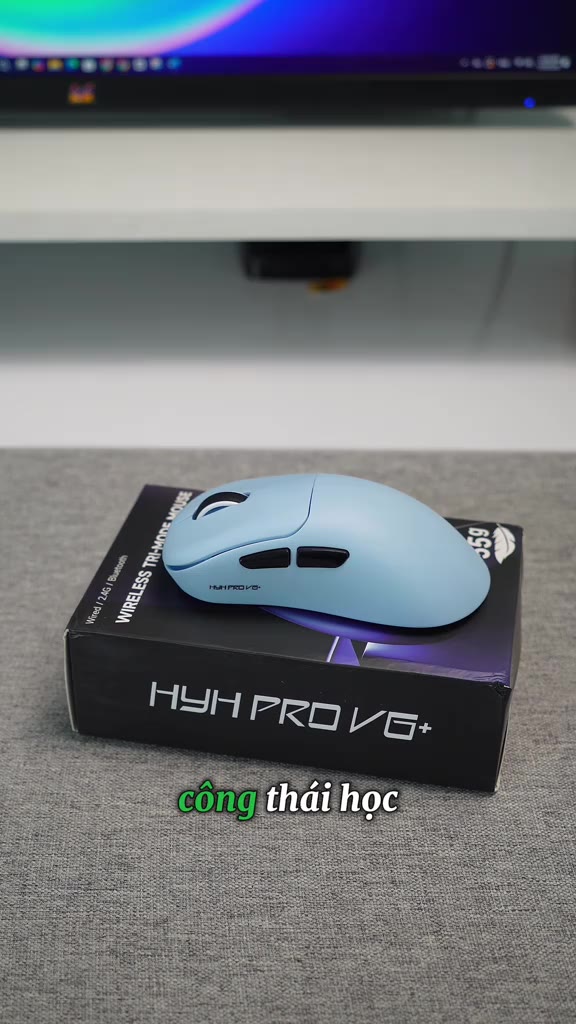 Chuột gaming không dây ATAS V6 PRO - 3 mode - Pin 500mAh - Có app - DPI 12 800 | BigBuy360 - bigbuy360.vn