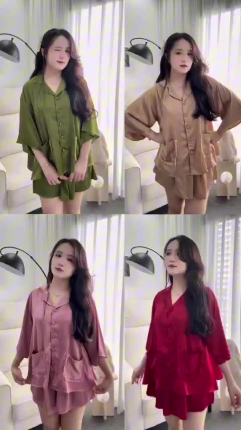 Đồ Ngủ Pijama Bigsize MIKY, Đồ Ngủ Bigsize lụa Latin cao cấp mềm mại xinh xắn 1 < 70KG 2 túi ren | BigBuy360 - bigbuy360.vn
