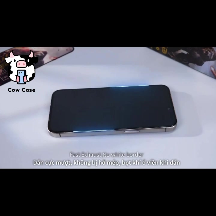 Kính cường lực iphone full màn 17/16/16e/15/14/13/12/11/Xr/Xs/8/7/6/6s Plus/Pro/Max - Cowcase KKCB | BigBuy360 - bigbuy360.vn