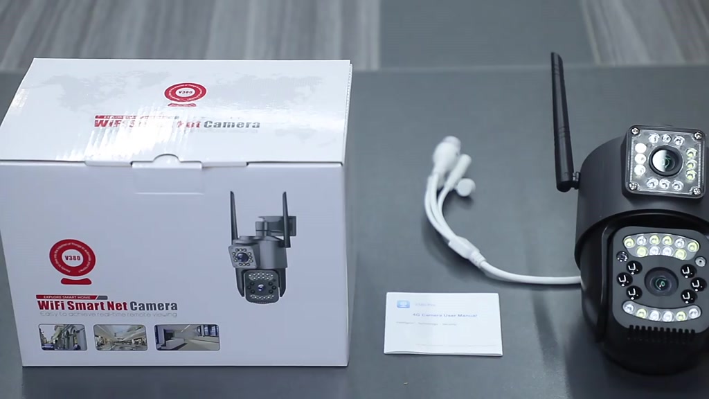 CCTV Camera V380 Max V86 Kết nối WiFi 360 độ Trong nhà và ngoài trời an ninh IP ống kính kép HD Ống kính đôi | BigBuy360 - bigbuy360.vn