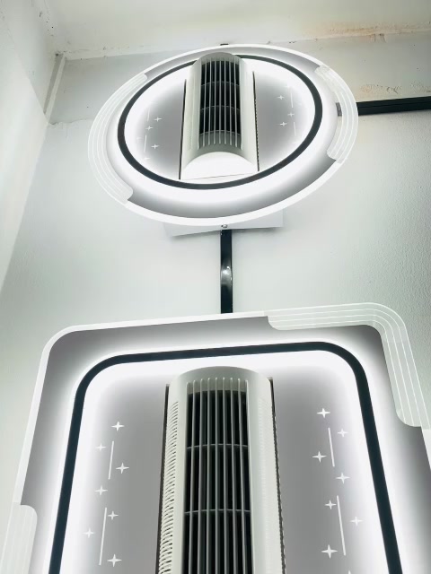 Quạt Đèn Âm Trần Không Cánh–LED 3 Chế Độ,6 Tốc Độ Gió,Điều Khiển Từ Xa,Phù Hợp Phòng Khách&Phòng Ngủ | BigBuy360 - bigbuy360.vn