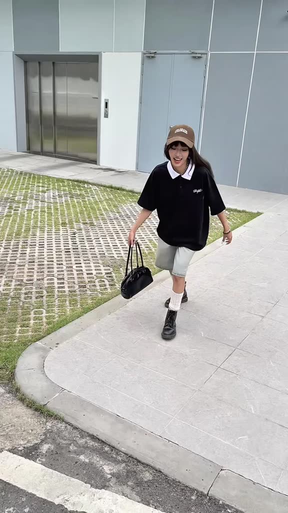 Áo Polo Boxy SolidStu Thêu Nổi Simpson Polo Unisex Nam Nữ Oversize - PS15 | BigBuy360 - bigbuy360.vn